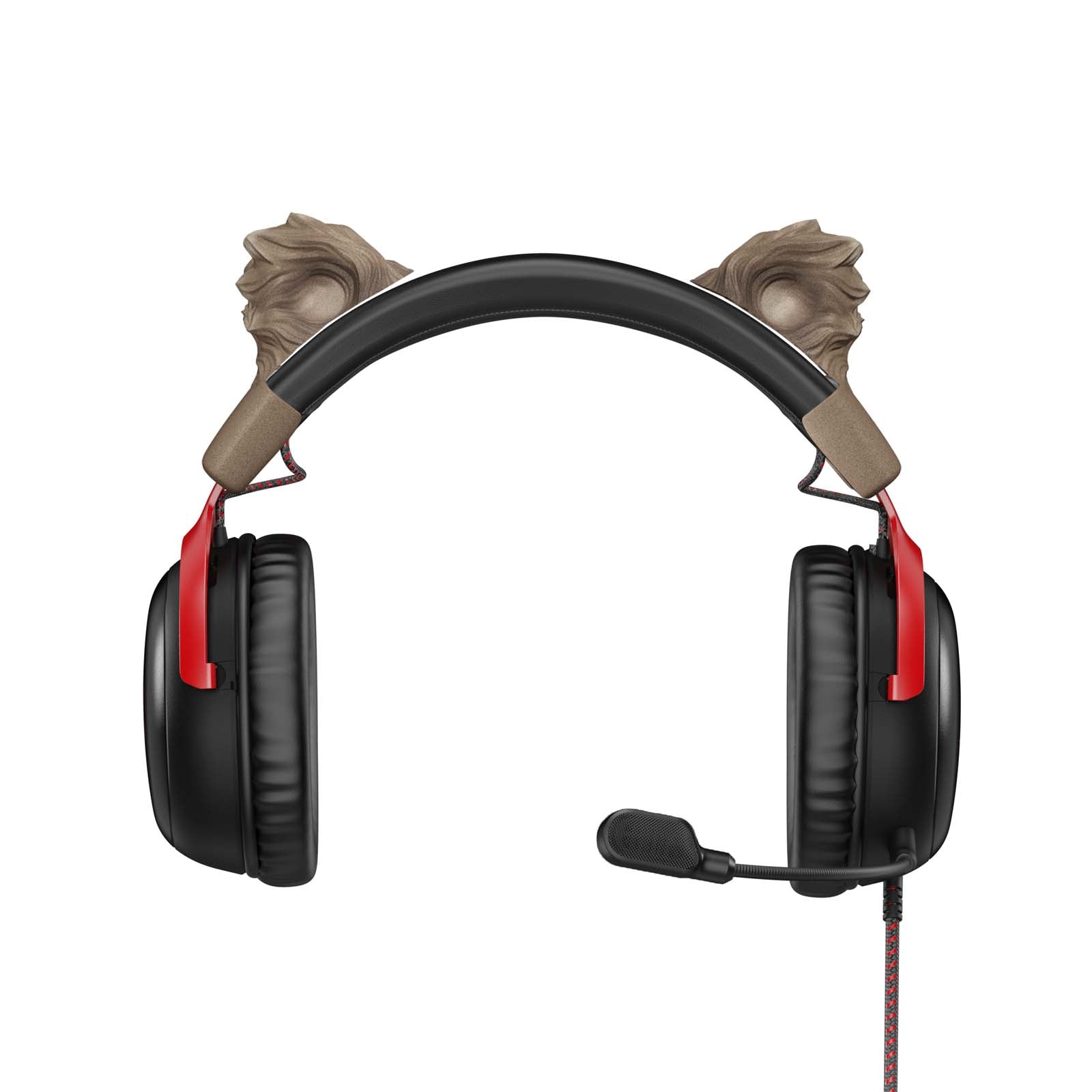 HX3D VR Headset Bear Ears Accessory - Soft Cute Animal Ears for Virtual Reality Gaming, Cosplay & Halloween Costume