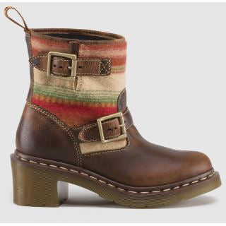 Pendleton Tan & Beige Motorcycle Boots for Women - Stylish Biker Riding Boots for Harley Davidson & Cruiser Motorcycles | Perfect for Road Trips & Motorcycle Rallies