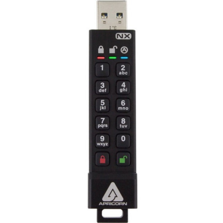 128GB 256-Bit AES XTS Hardware Encrypted Secure USB 3.0 Flash Drive - High-Speed Data Storage for Business, Finance & Personal Privacy Protection
