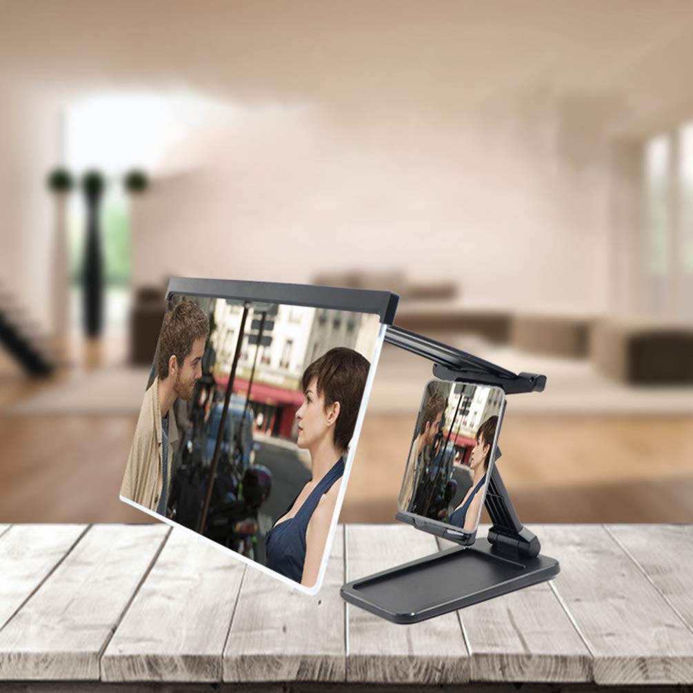 3D Phone Screen Magnifier Stand with Acrylic Lens - 20x Magnification for Smartphones & Tablets | Perfect for Watching Movies, Reading & Gaming Hands-Free