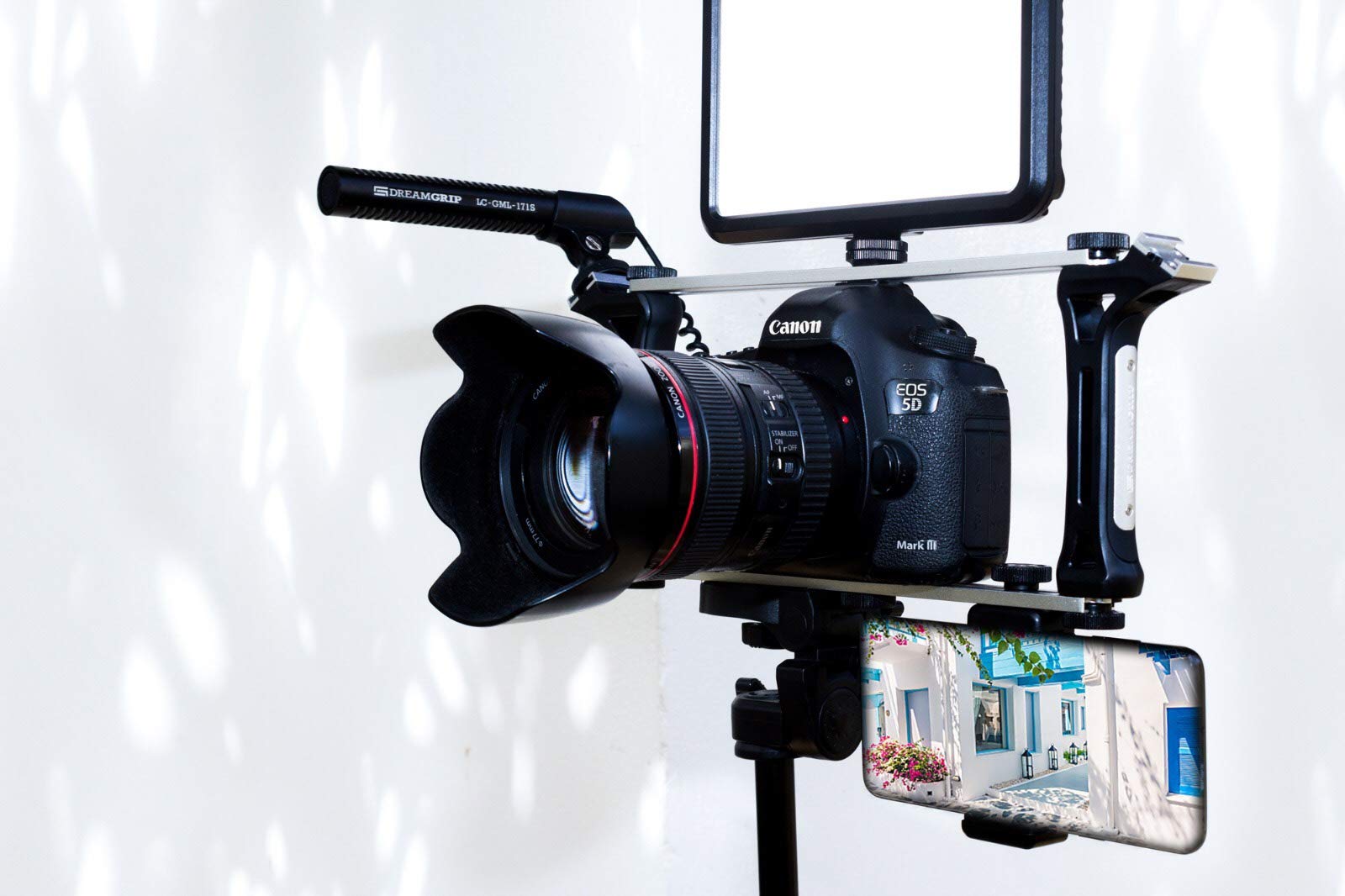 EVOLUTION PRO 2 Plus Universal Modular Rig System for Smartphones, Action & DSLR Cameras - Professional Video Kit for Vlogging, YouTube, Journalism & Filmmaking - Perfect for Content Creators, Travel Vlogs & On-Location Shooting