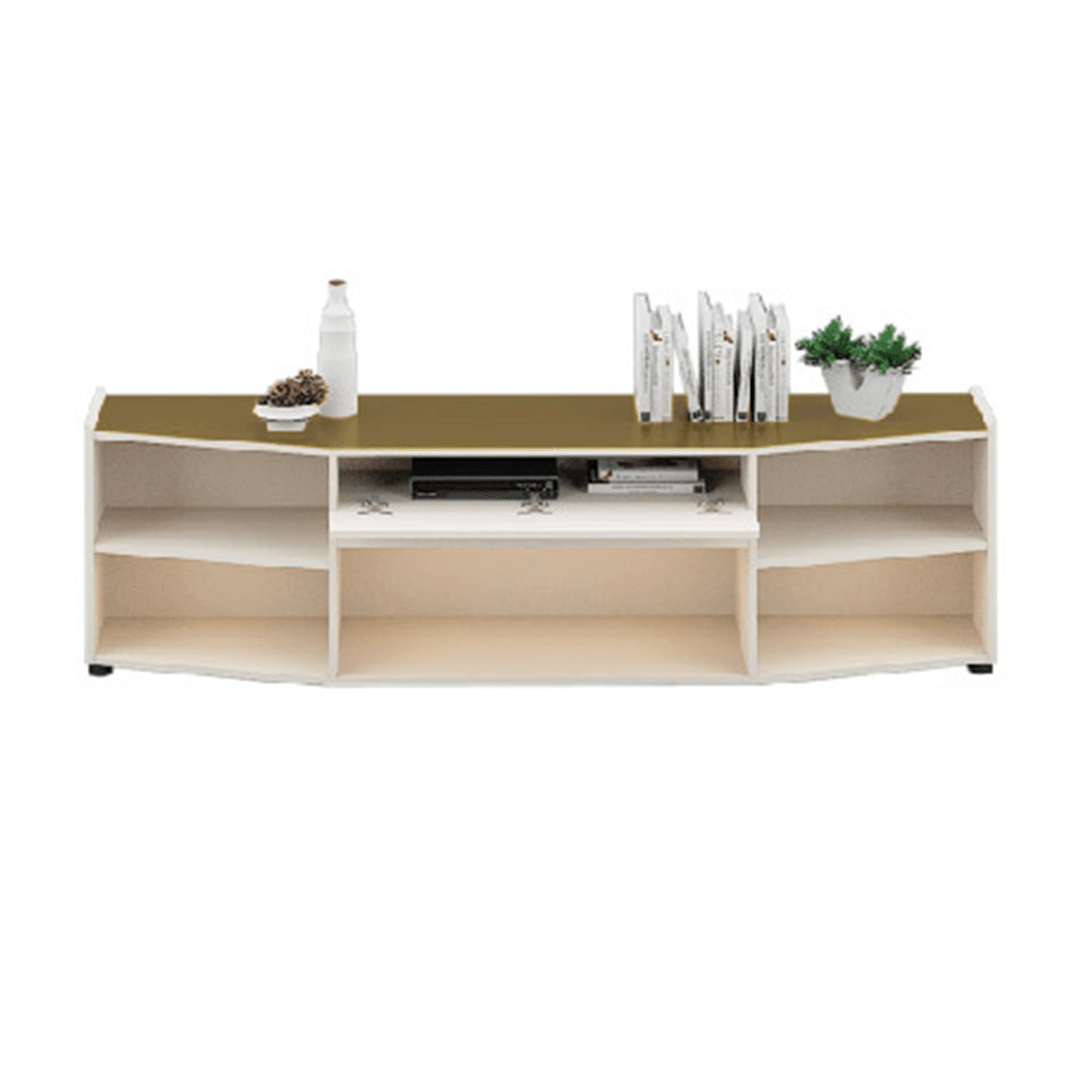 Modern Levon TV Stand with Storage - Stylish Entertainment Center for Living Room, Bedroom & Home Theater - 60 Inch Media Console with Shelves & Cabinets