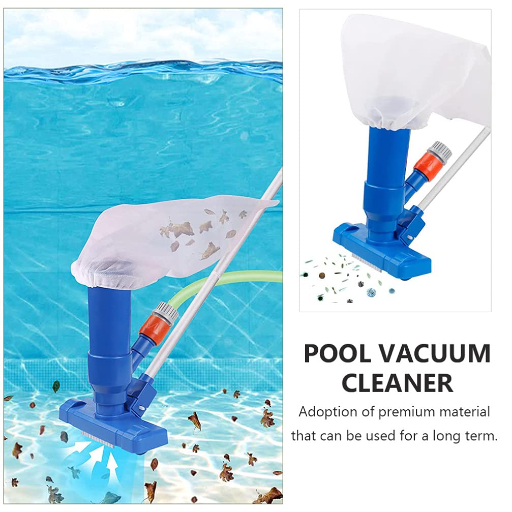 DOITOOL Pool Cleaning Kit - 5-in-1 Swimming Pool Leaf Skimmer Net with Hand Vacuum, Plastic Swing Cleaner for In-Ground & Above Ground Pools - Perfect for Removing Leaves, Debris, and Maintaining Crystal Clear Water