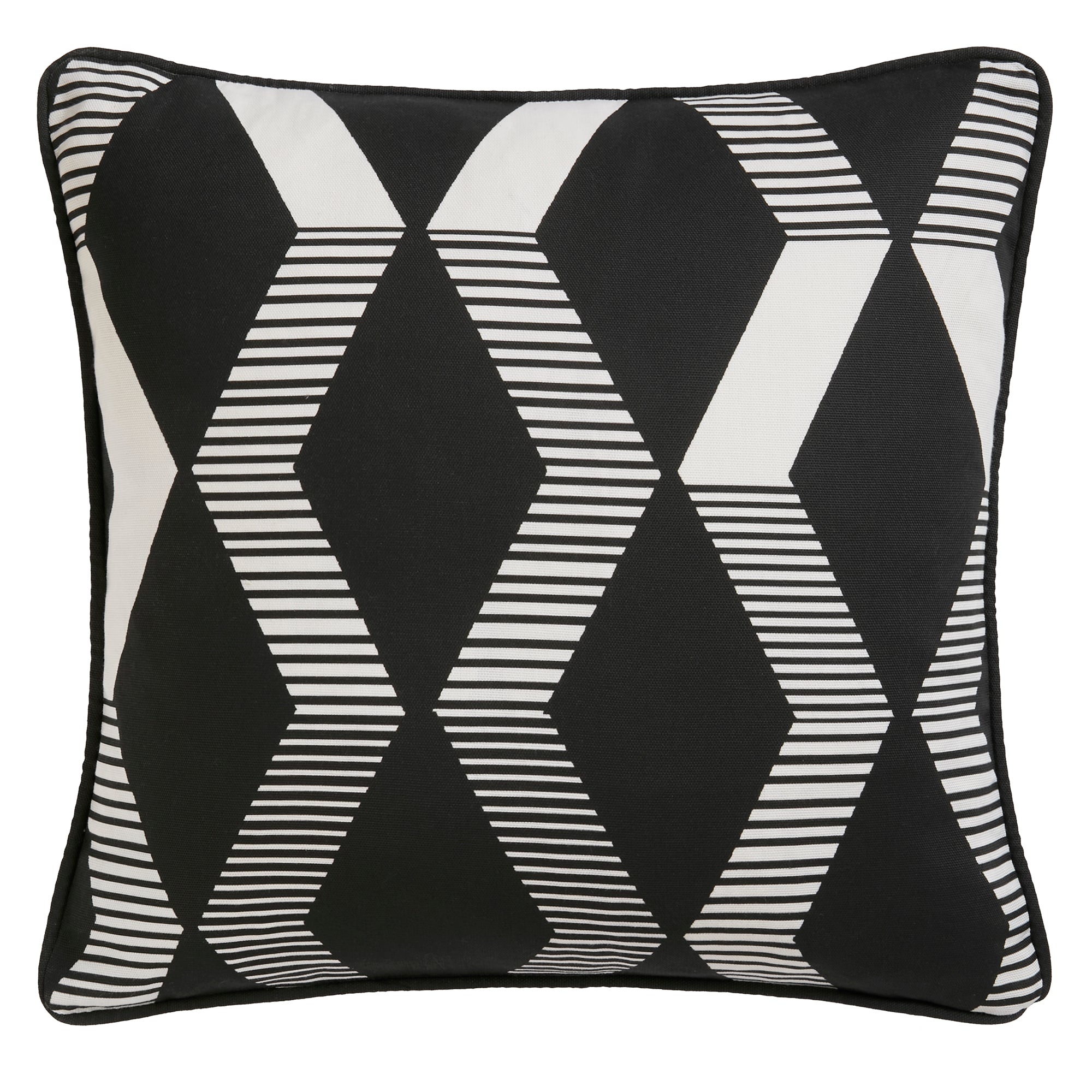 Premium Fusion Rico Outdoor Cushion - Waterproof & UV Resistant Black Patio Cushion for Garden, Poolside, and Deck Furniture - Comfortable & Durable Outdoor Seating Solution