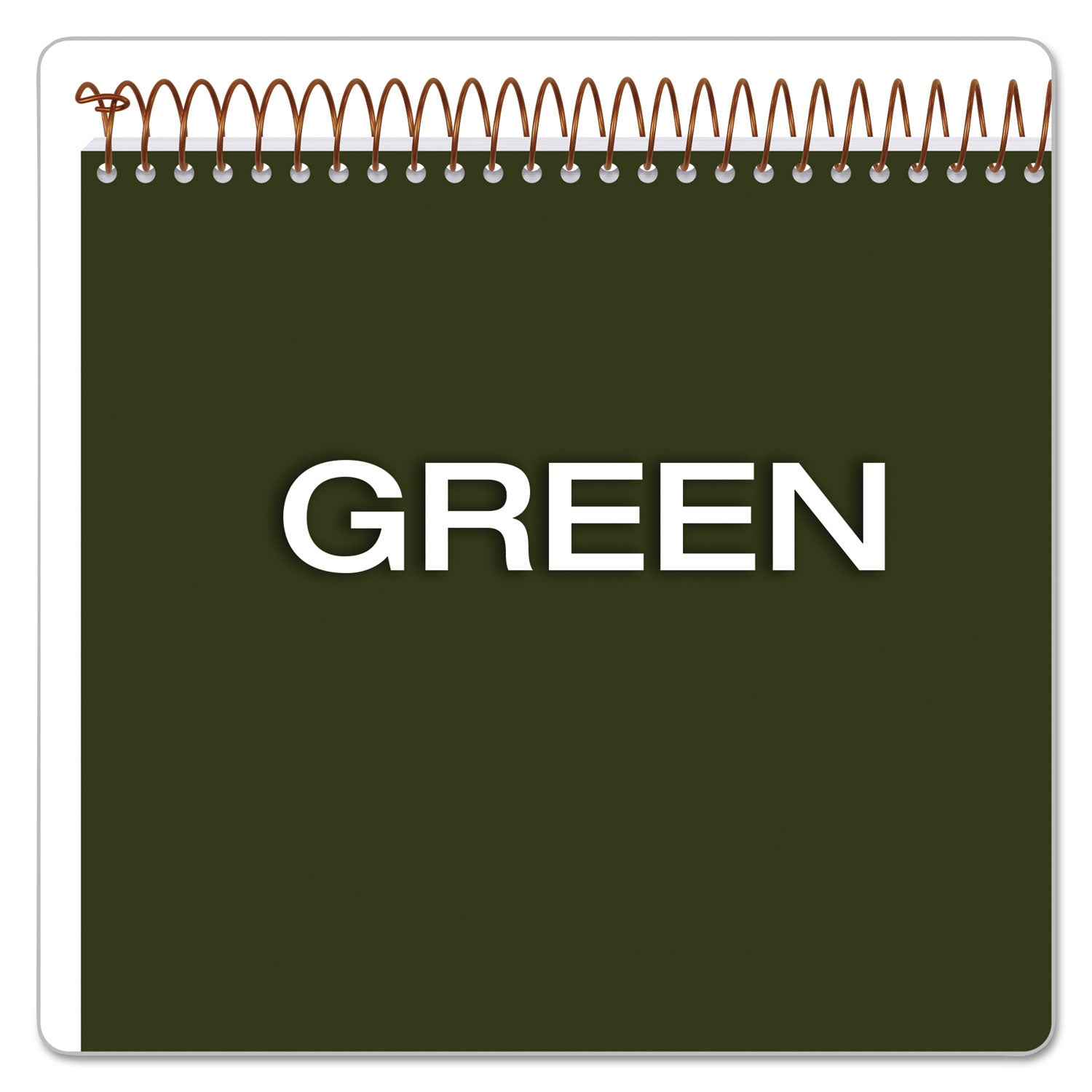 Ampad Gold Fibre Wirebound Project Notes Pad - 8.5 x 11.75 Inches, 70 Sheets, Green Cover | Premium Project Management Notebook for Office, School & Meetings | Perfect for To-Do Lists, Brainstorming & Organization