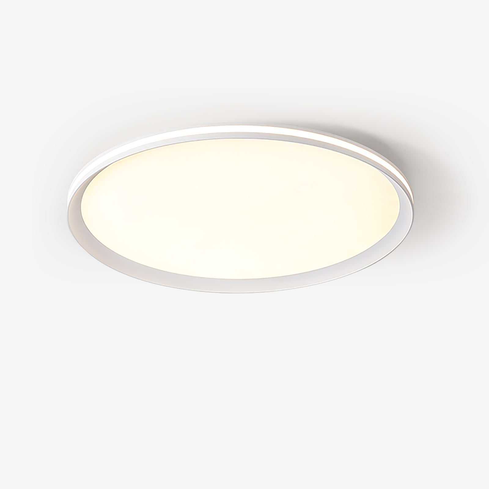 Modern Acrylic Circular LED Ceiling Light Fixture - Energy Efficient Dimmable Flush Mount Lighting for Bedroom, Living Room, Kitchen & Office