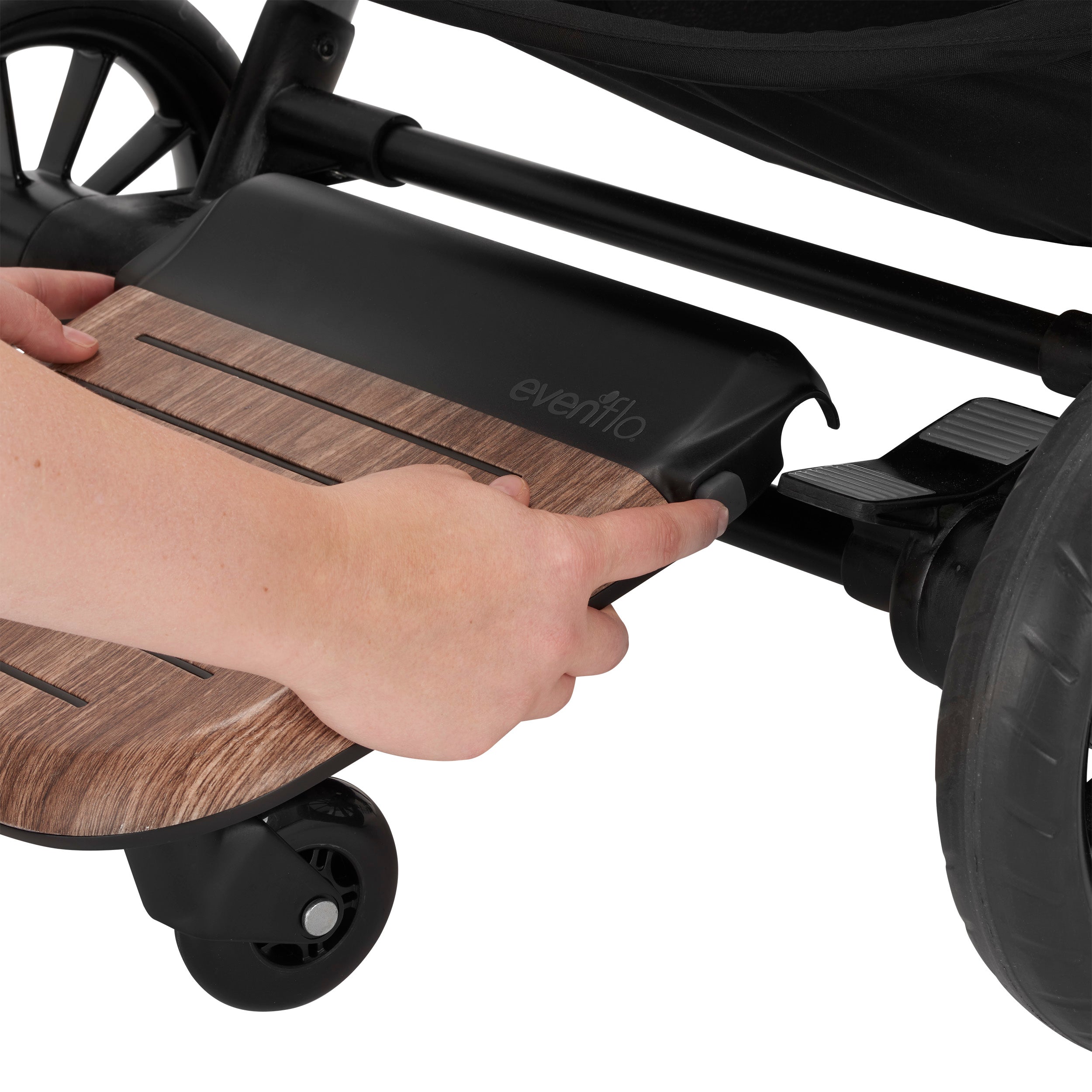 Evenflo Pivot Xpand Stroller Rider Board - Universal Toddler Standing Platform for Multiple Kids, Adjustable Handlebar & Smooth Ride - Perfect for Shopping, Travel & Sibling Outings