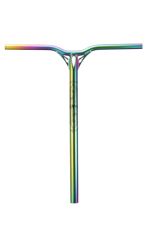Envy Reaper V3 BMX Handlebar 675mm - Oil Slick Finish - Durable Lightweight Bike Handlebars for BMX Racing, Stunt Riding & Urban Cycling