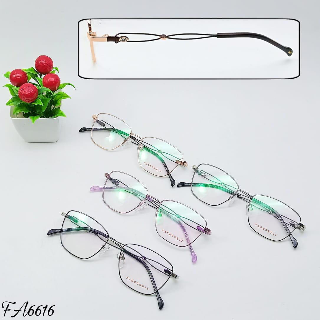 Premium Metal Full Frame Women's Eyeglasses – Stylish & Durable Eyewear for Work, Reading & Fashion