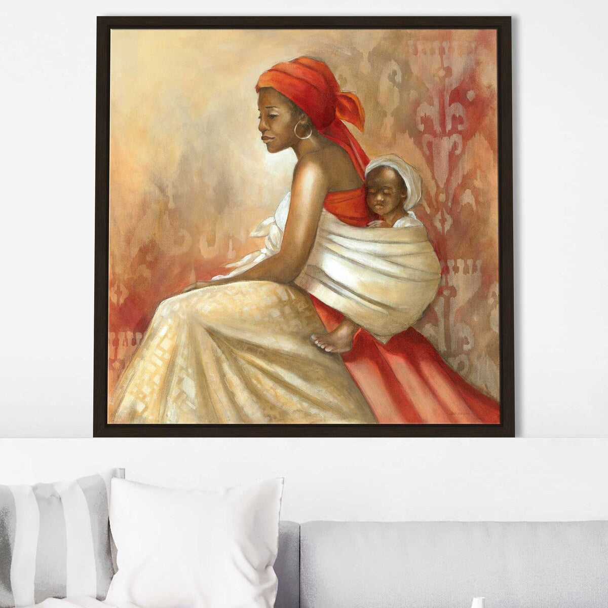 Beauty of Love II by Carol Robinson - Floating Canvas Wall Art Print - Perfect for Living Room, Bedroom & Office Decor