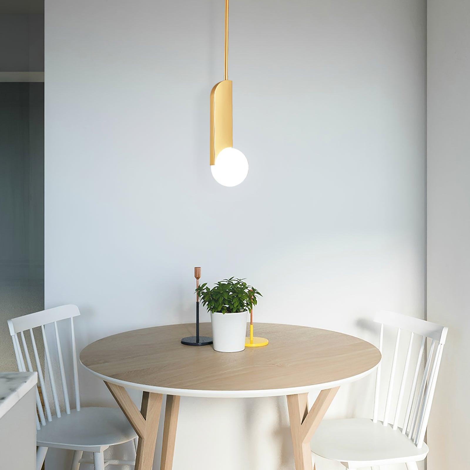 Modern Bower Pendant Light - Adjustable Hanging Lamp with Glass Shade for Kitchen Island, Dining Room & Living Room Decor