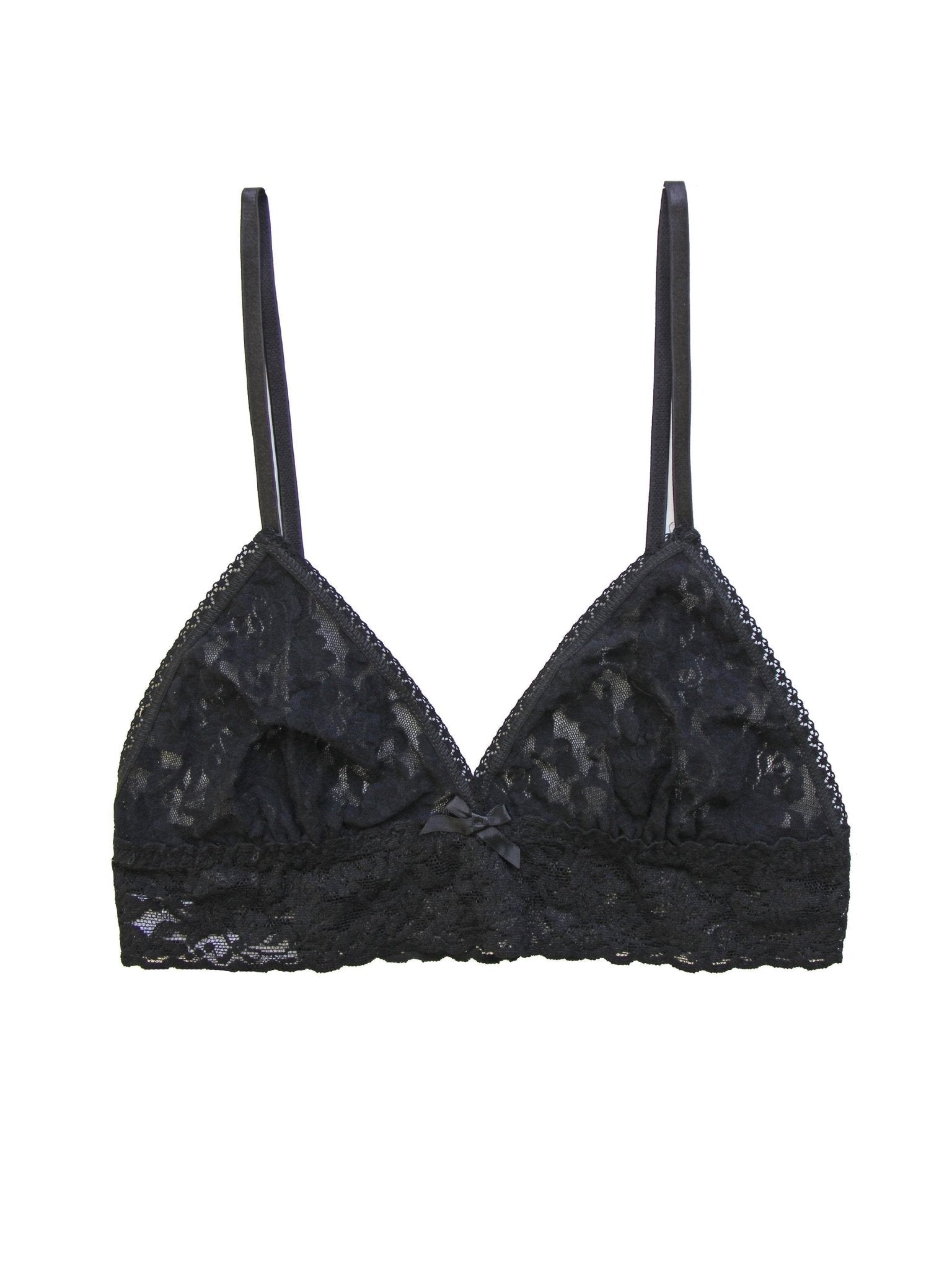 Signature Lace Triangle Bralette - Comfortable Wireless Bralette for Women | Perfect for Yoga, Lounge & Everyday Wear