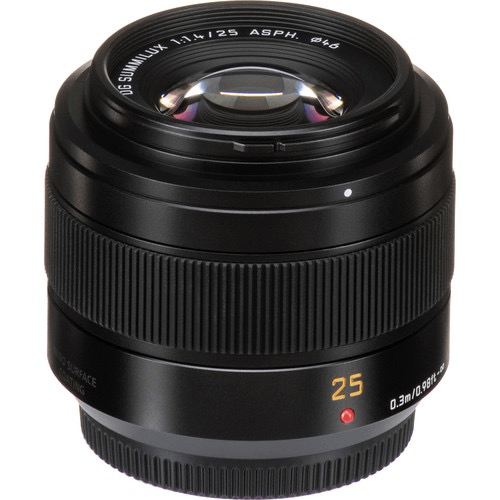 Panasonic Leica DG Summilux 25mm f/1.4 II ASPH. Lens - Fast Prime Lens for Micro Four Thirds Cameras | Perfect for Portraits, Low Light & Street Photography