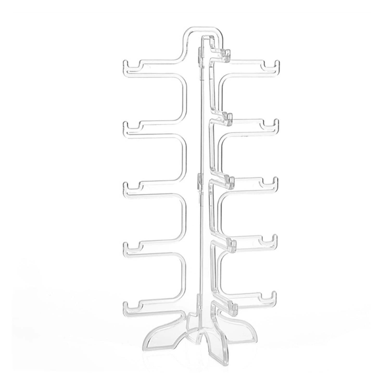 YUXI8541NO 5-Tier Sunglasses Stand - Eyeglass Display Holder for Multiple Pairs, Glasses Organizer & Frame Rack - Perfect for Retail Stores, Boutiques, and Home Organization