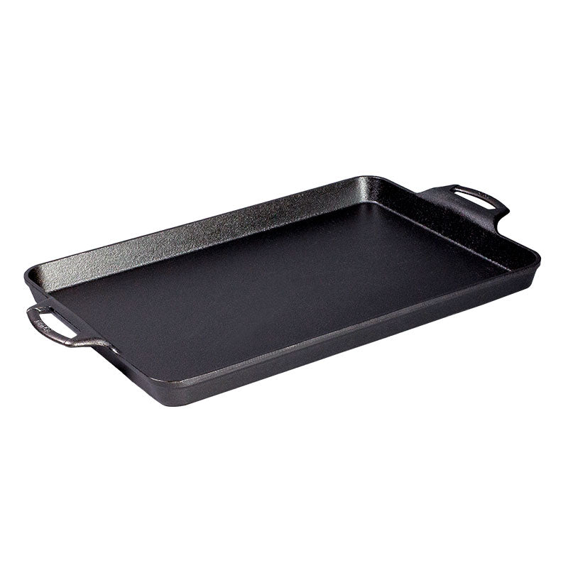 Lodge Cast Iron Baking Pan 15.5 x 10.5 Inch - Pre-Seasoned Rectangular Cookie Sheet for Oven, Grill & Campfire - Perfect for Baking, Roasting & Serving (Commercial & Home Use)
