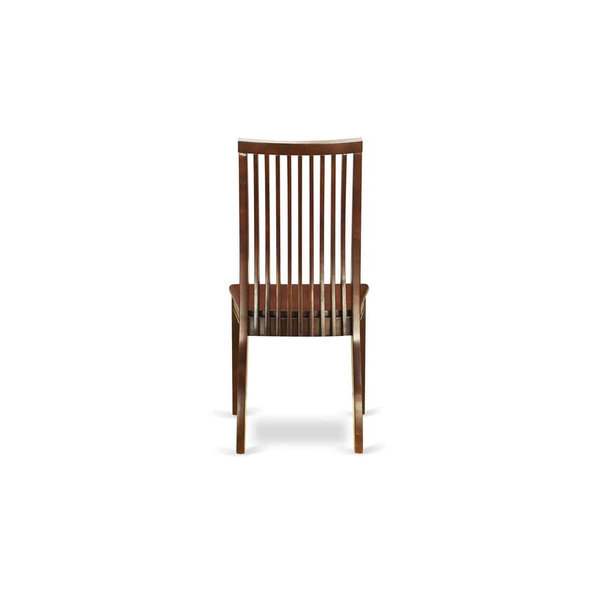 East West Furniture MZIP3-MAH-W 3-Piece Modern Dining Set - 36x54 Inch Rectangle Wooden Table with Drop Leaf & 2 Chairs, Mahogany Finish - Perfect for Small Kitchens, Breakfast Nooks & Compact Dining Spaces