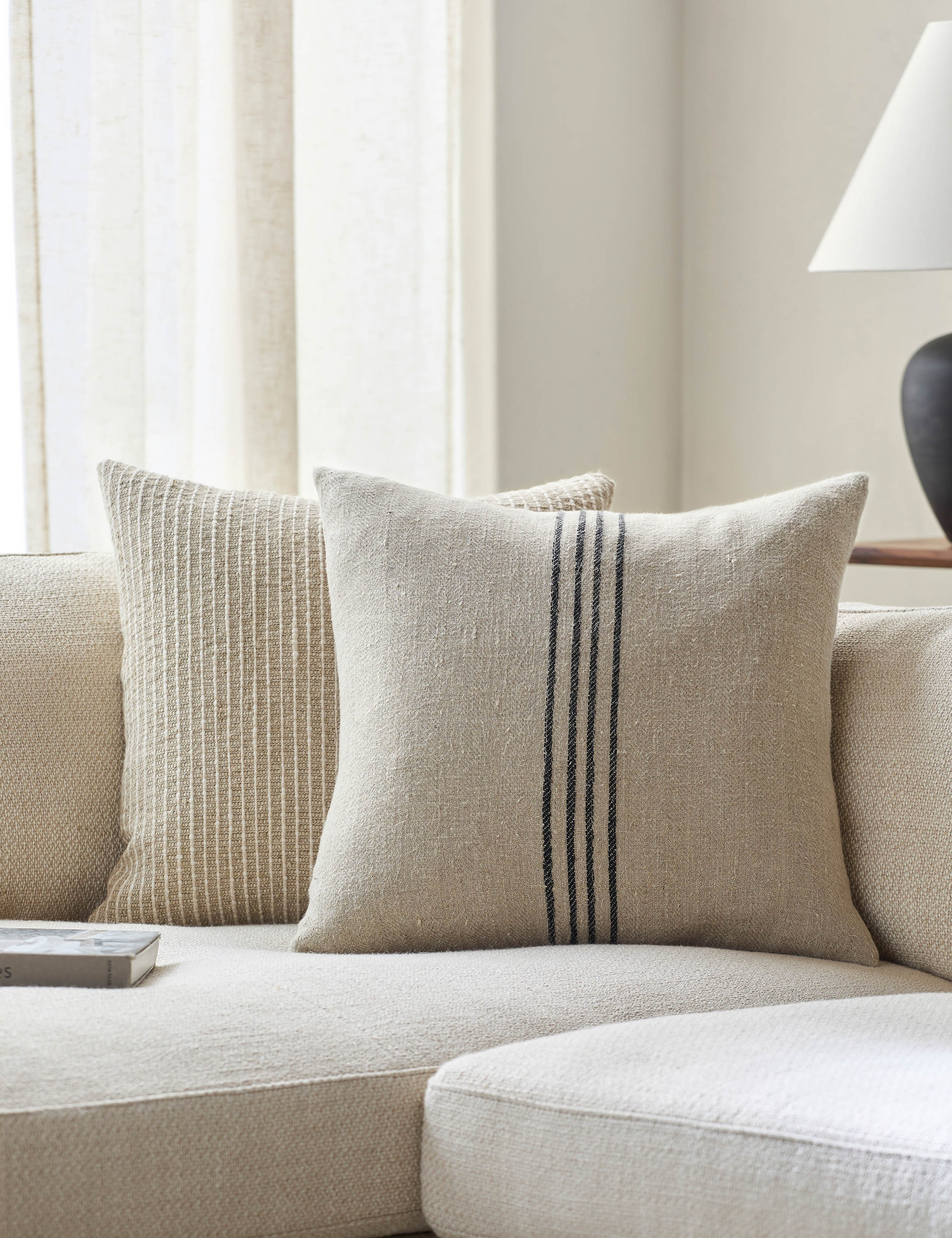 Becki Owens x Surya Brett I Pillow - Luxury Decorative Throw Pillow for Sofa, Bed & Home Decor - Perfect for Living Room, Bedroom & Nursery Styling