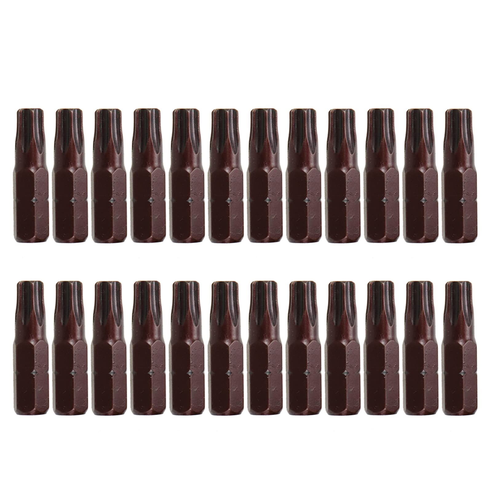 Premium T30 Torx Bit Set - 24pcs Magnetic Security Torx Screwdriver Bits with 1/4