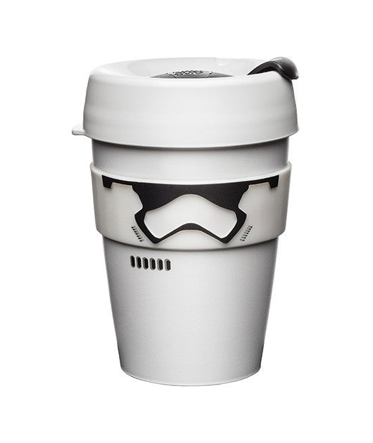 Star Wars Stormtrooper Keep Cup 12oz Reusable Coffee Mug - Perfect for Office, Travel & Eco-Friendly Hot Drinks