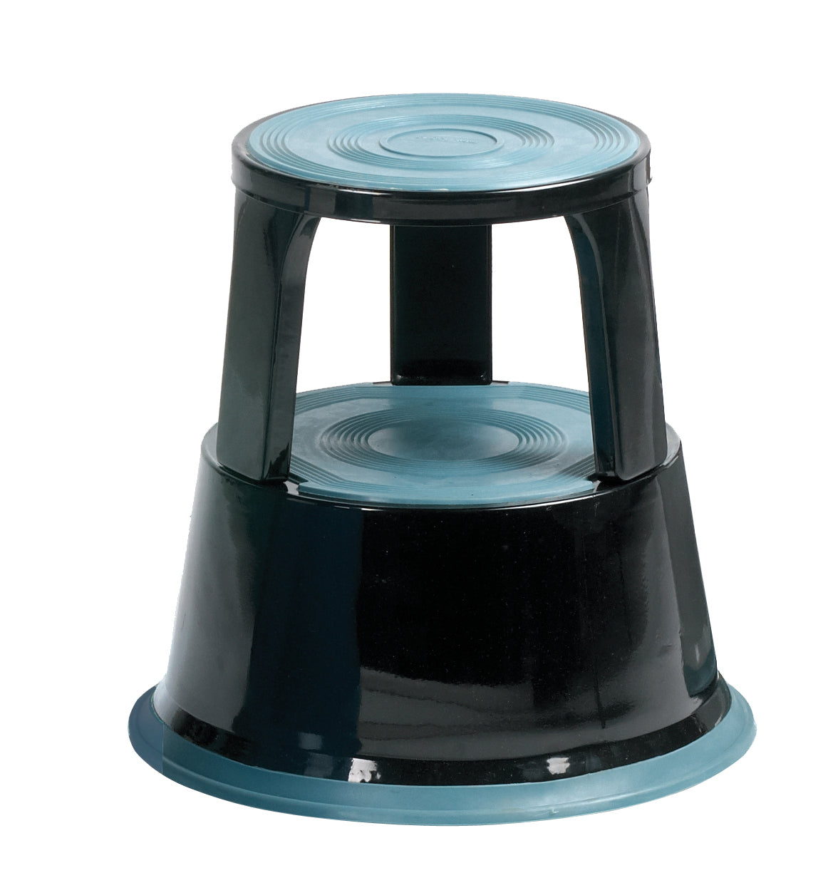 OSHA Compliant Steel Folding Kick Step Stool - Heavy Duty Non-Slip Ladder for Home, Warehouse & Construction Use