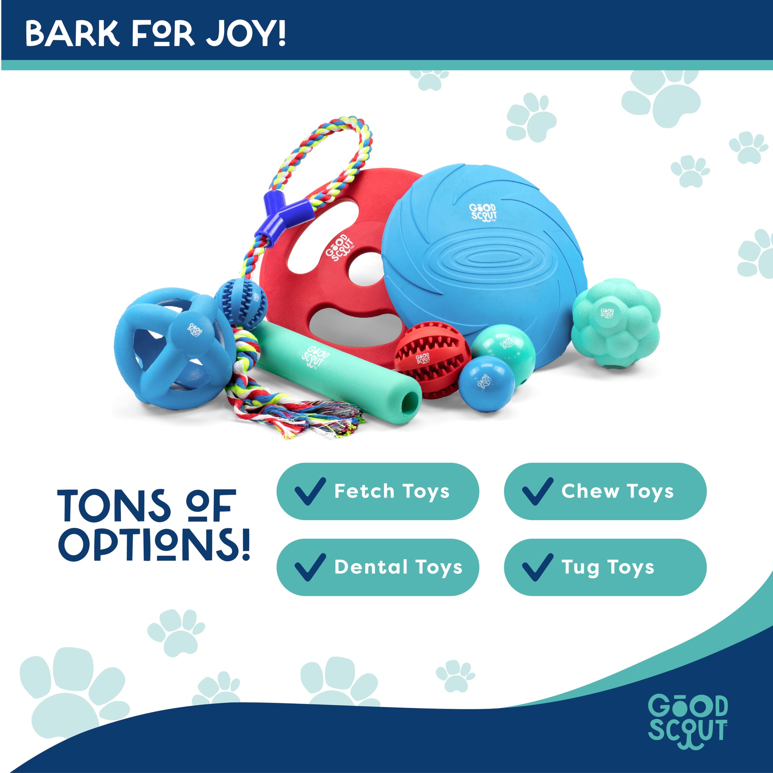 Good Scout Boomerang Dog Toy - Durable Tug & Chew Toy for Aggressive Chewers | Best Fetch Toy for Puppies & Adult Dogs | No-Stuffing Interactive Toy for Medium & Large Breeds | Perfect for Outdoor Play, Training & Bonding Time