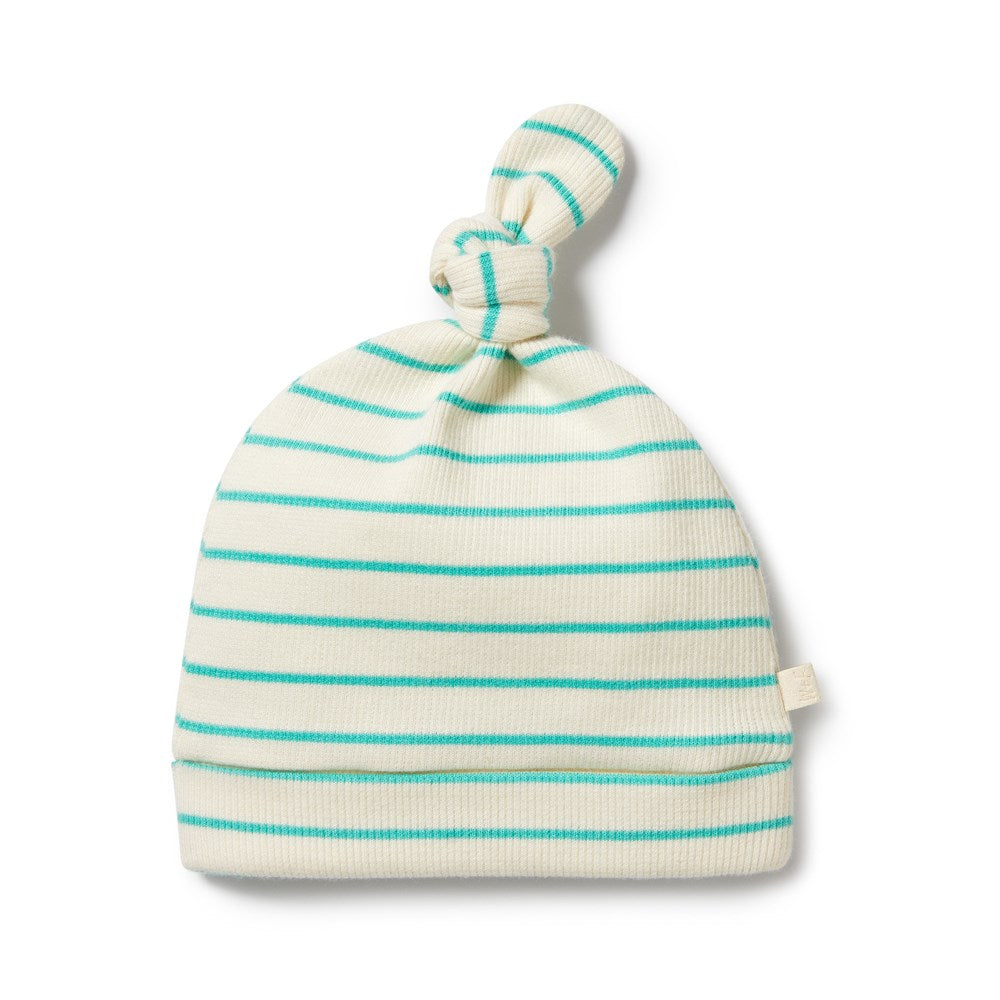 Organic Cotton Knot Hat for Babies - Soft & Breathable Newborn Beanie for Boys & Girls - Perfect for Photoshoots, Outings & Everyday Wear