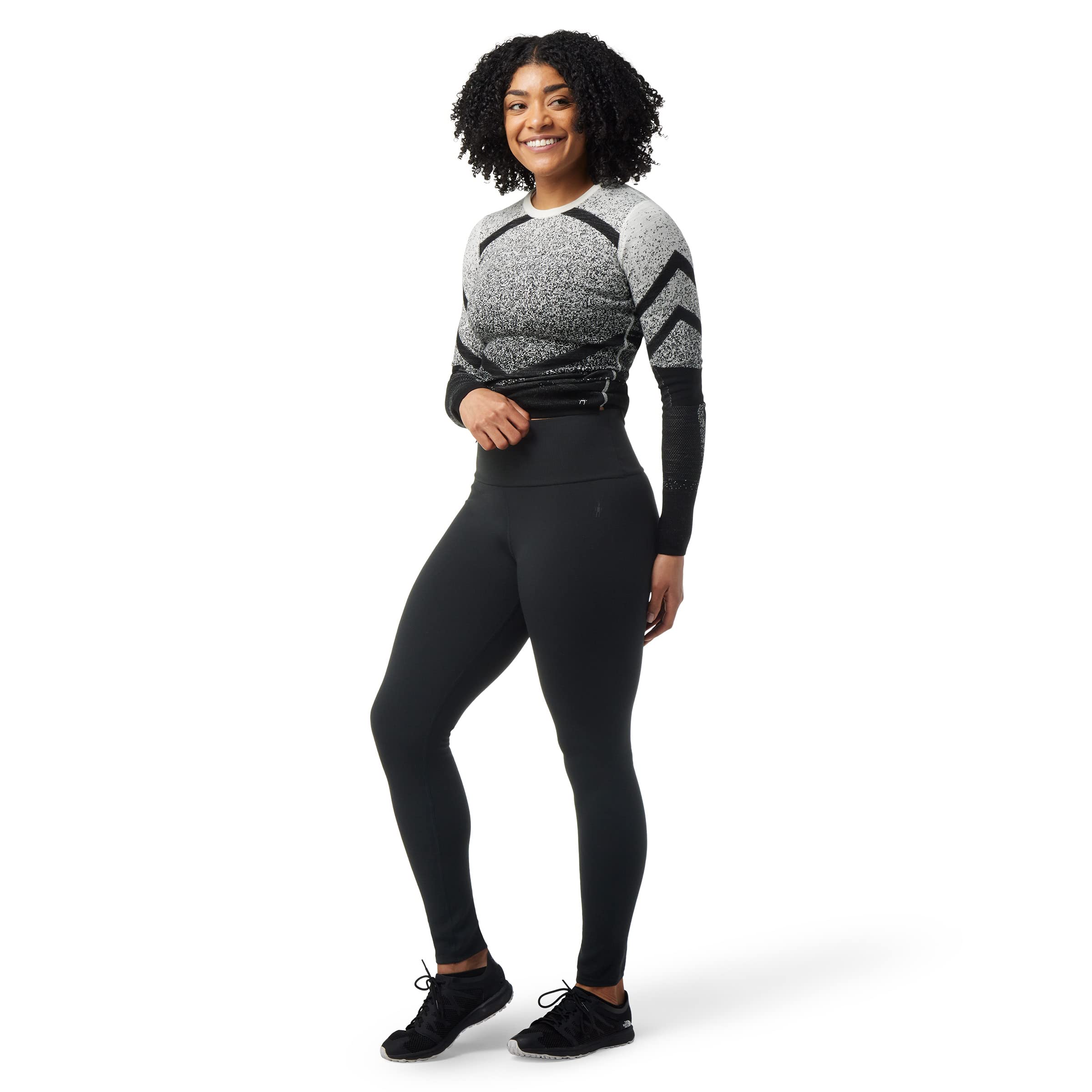 Smartwool Women's Intraknit Merino Thermal Leggings - High Rise Slim Fit Merino Wool Tights for Hiking, Yoga & Winter Layering | Warm Base Layer for Outdoor Activities