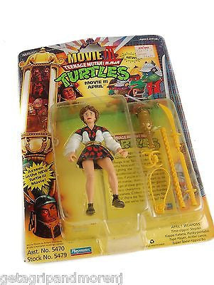 APRIL TMNT Teenage Mutant Ninja Turtles Action Figure Set - Unopened Collectible Toys for Kids & Adults - Perfect for Display, Gifts, and TMNT Fans Collection