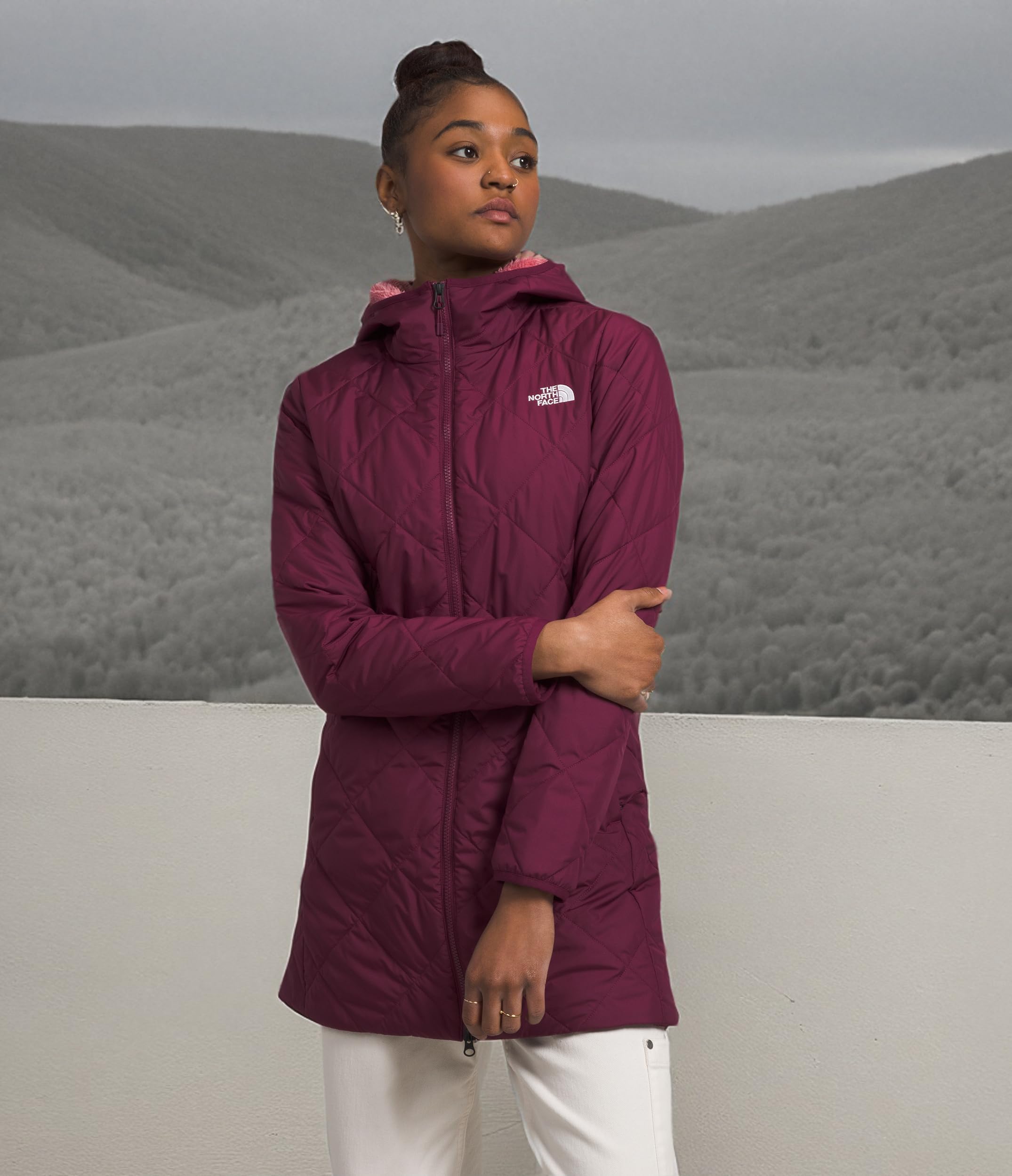 The North Face Shady Glade Insulated Parka Jacket for Women - Waterproof Winter Coat with Warm Down Fill, Windproof & Lightweight - Perfect for Skiing, Hiking & Cold Weather Adventures