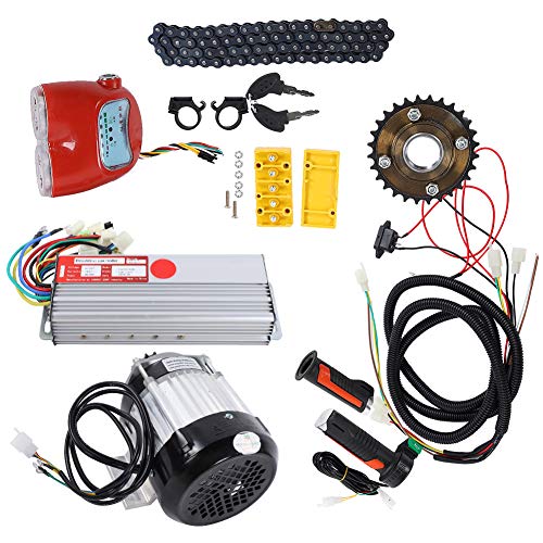 48V 800W Brushless Electric Bike Controller Kit - High-Performance Motor Kit with Advanced Heat Dissipation for E-Bikes & Electric Tricycles - Perfect for Commuting, Off-Road Adventures & Urban Cycling