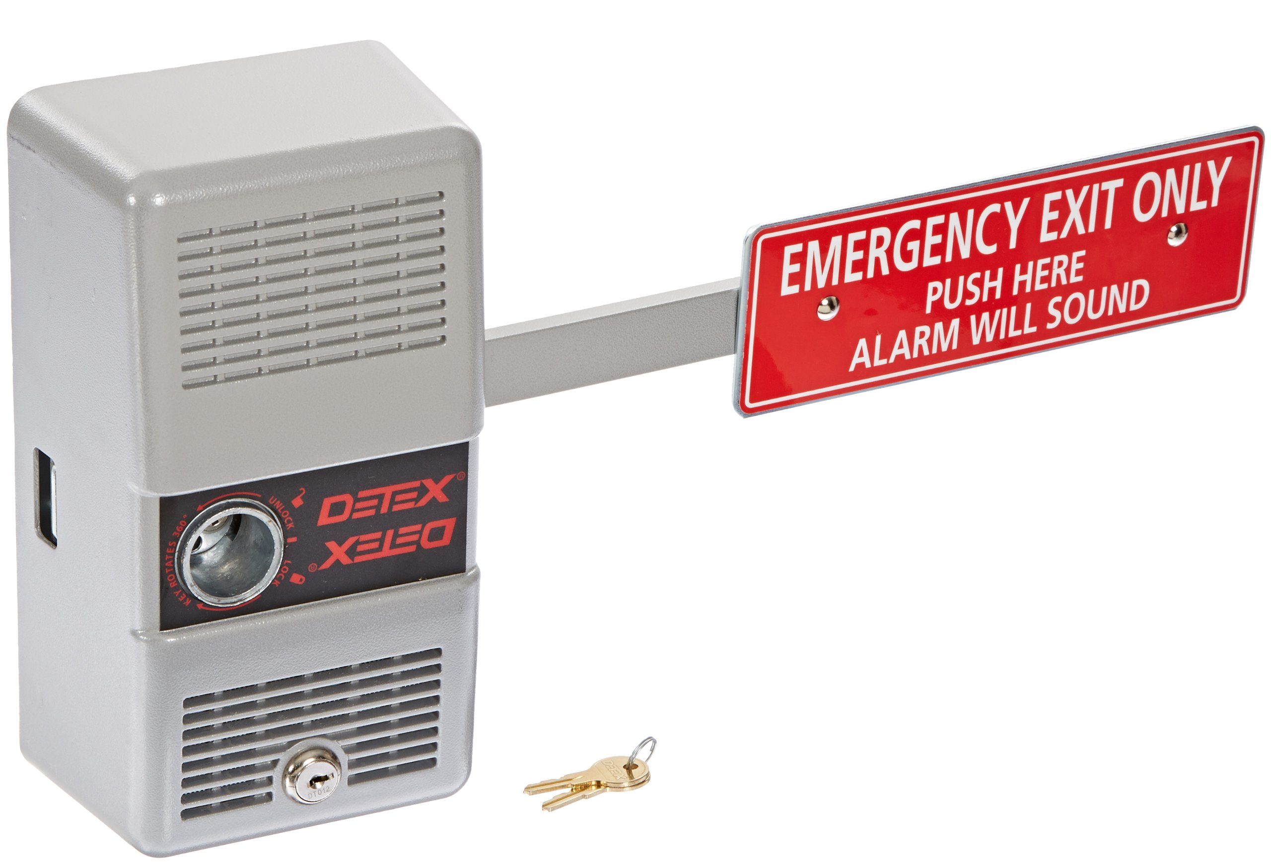 Detex ECL230D Alarm Panic Exit Control Lock with Short Bar - Heavy Duty Commercial Door Security for Emergency Exits | Schools, Hospitals & Office Buildings Safety Compliance