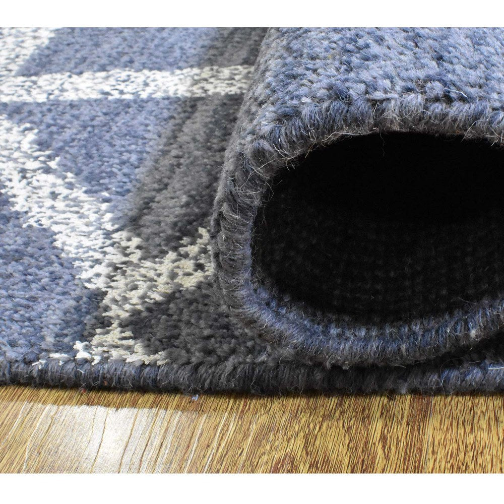 Hand Knotted Wool Rug - Traditional Interwoven Design for Living Room, Bedroom & Home Decor | Durable & Soft Area Rug for Cozy Spaces
