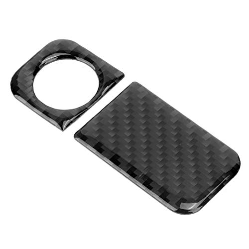 2Pcs Soft Carbon Fiber Glove Box Handle Cover Panel Trim for Honda CR-V 2007-2011 | Interior Decoration & Storage Solution | Perfect for Car Accessories & Glove Box Organization