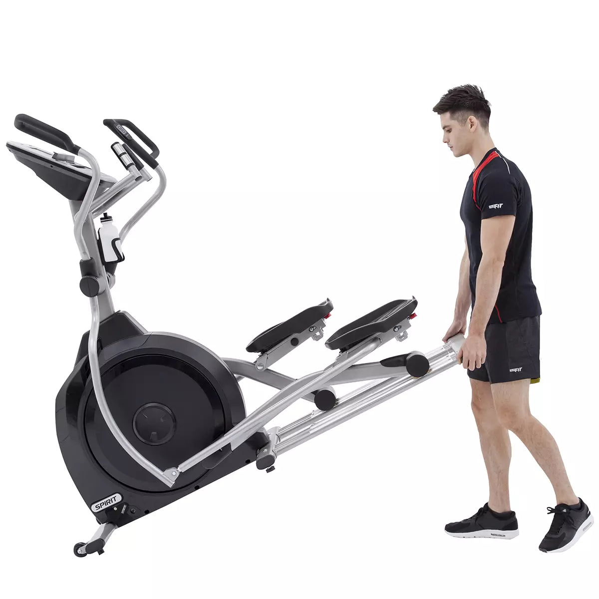 Spirit XE295 Elliptical Machine - Low Impact Cardio Trainer for Home Gym, Fitness & Weight Loss | Perfect for Small Spaces & Apartment Workouts