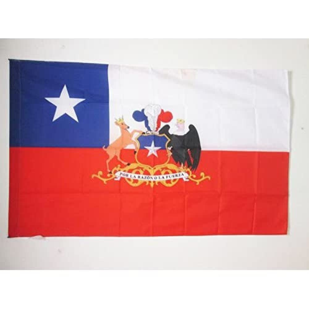 Chilean Flag 2x3 ft with Pole Hole - Outdoor & Indoor Use