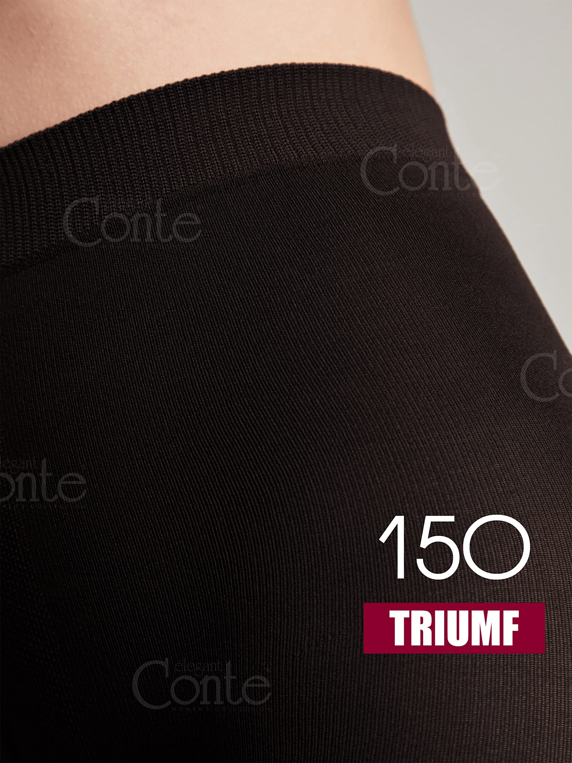Conte America Double Layer Microfiber Opaque Winter Tights 150 Den - Warm Thermal Leggings for Women, Cold Weather Comfort & Style - Perfect for Snow Days, Office Wear & Layering Under Dresses