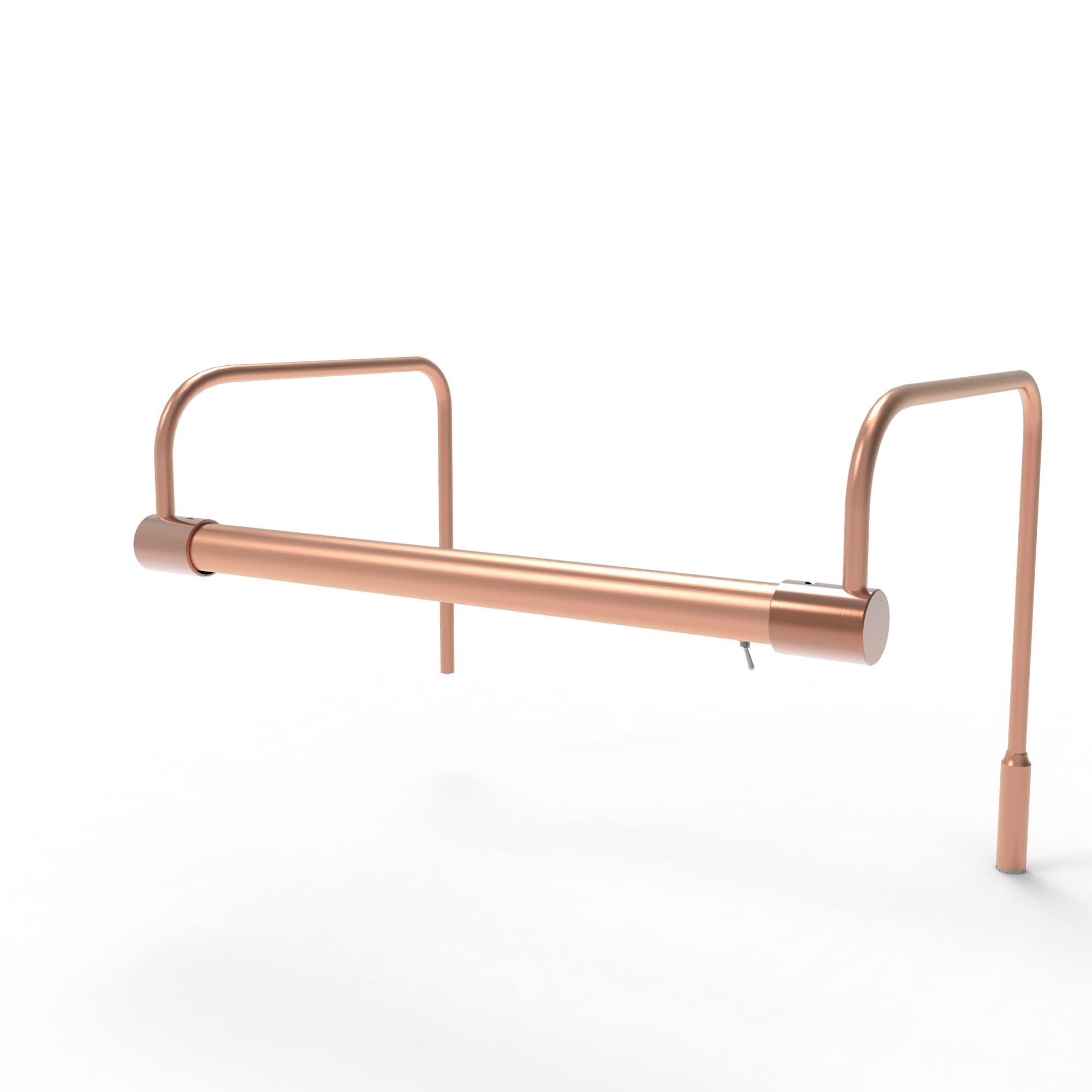 Cocoweb 12 Inch Tru-Slim Copper Picture Light - LED 2700K Adjustable Arm Plug-in with Toggle Switch, Sleek Compact Design for Artwork, Paintings & Wall Decor