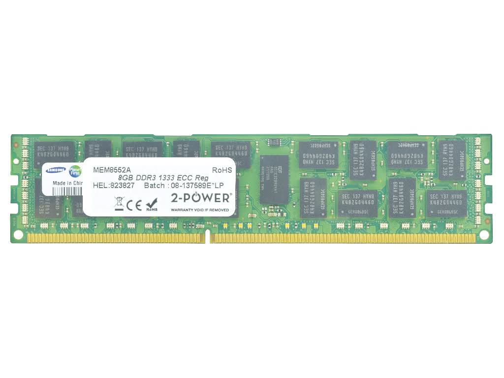 2 Pack 8GB DDR3 1333MHz ECC RDIMM 2Rx4 Low Voltage Server Memory - Compatible with 03X3816 - Ideal for Data Centers, Cloud Servers & Enterprise Workstations
