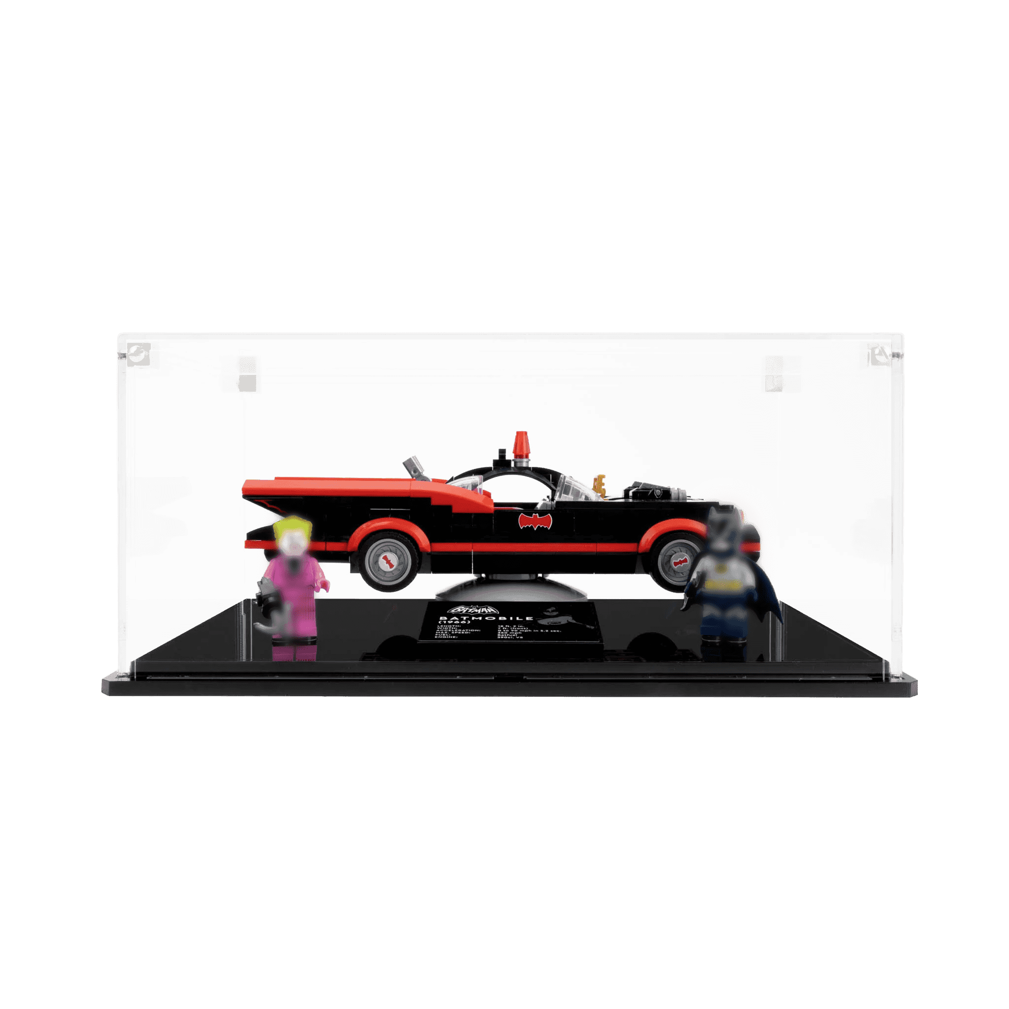 Lego Batman Classic TV Series Batmobile 76188 Display Case - Clear Acrylic Showcase for Collectible Building Sets - Perfect for Home Decoration, Office Display & Gift Giving