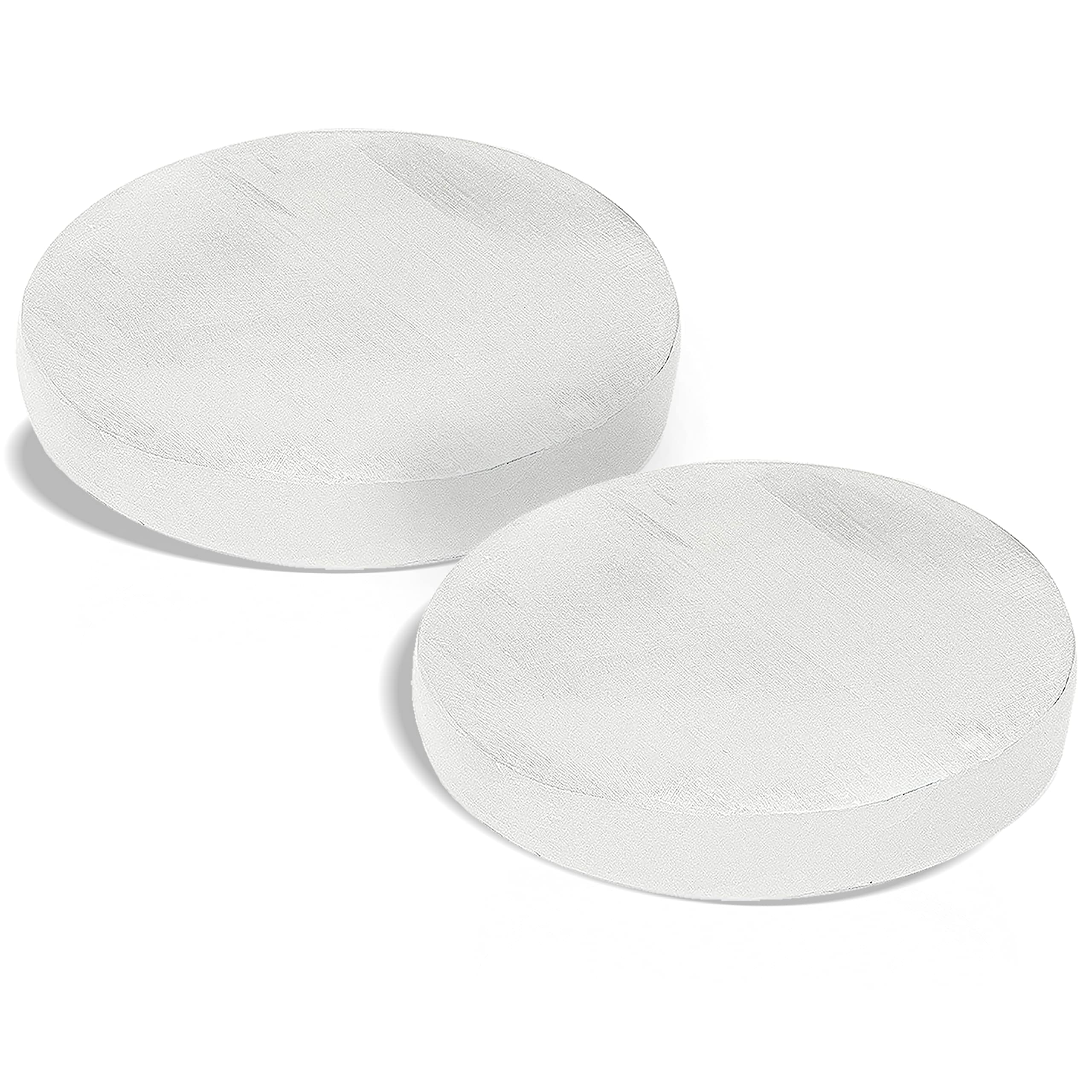 Himalayan Glow WBM Selenite Crystal Charging Plate - 2 Pack for Smudging, Healing & Recharging Crystals | Perfect for Meditation, Yoga & Spiritual Cleansing Rituals