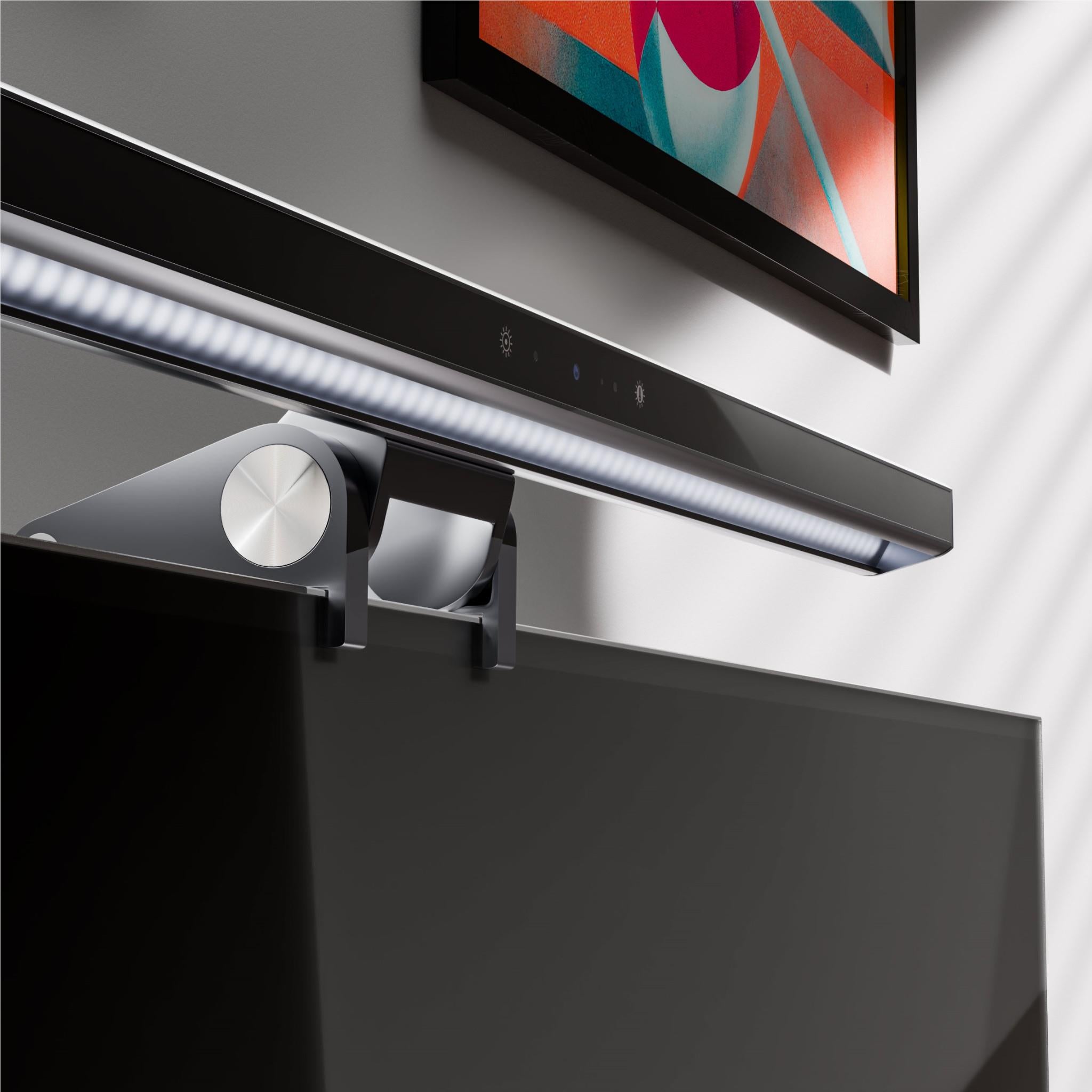 AlogiAlogic Illuminate Light Bar with 4K Autofocus Webcam - Space Grey - Perfect for Zoom Meetings, Video Conferencing & Streaming