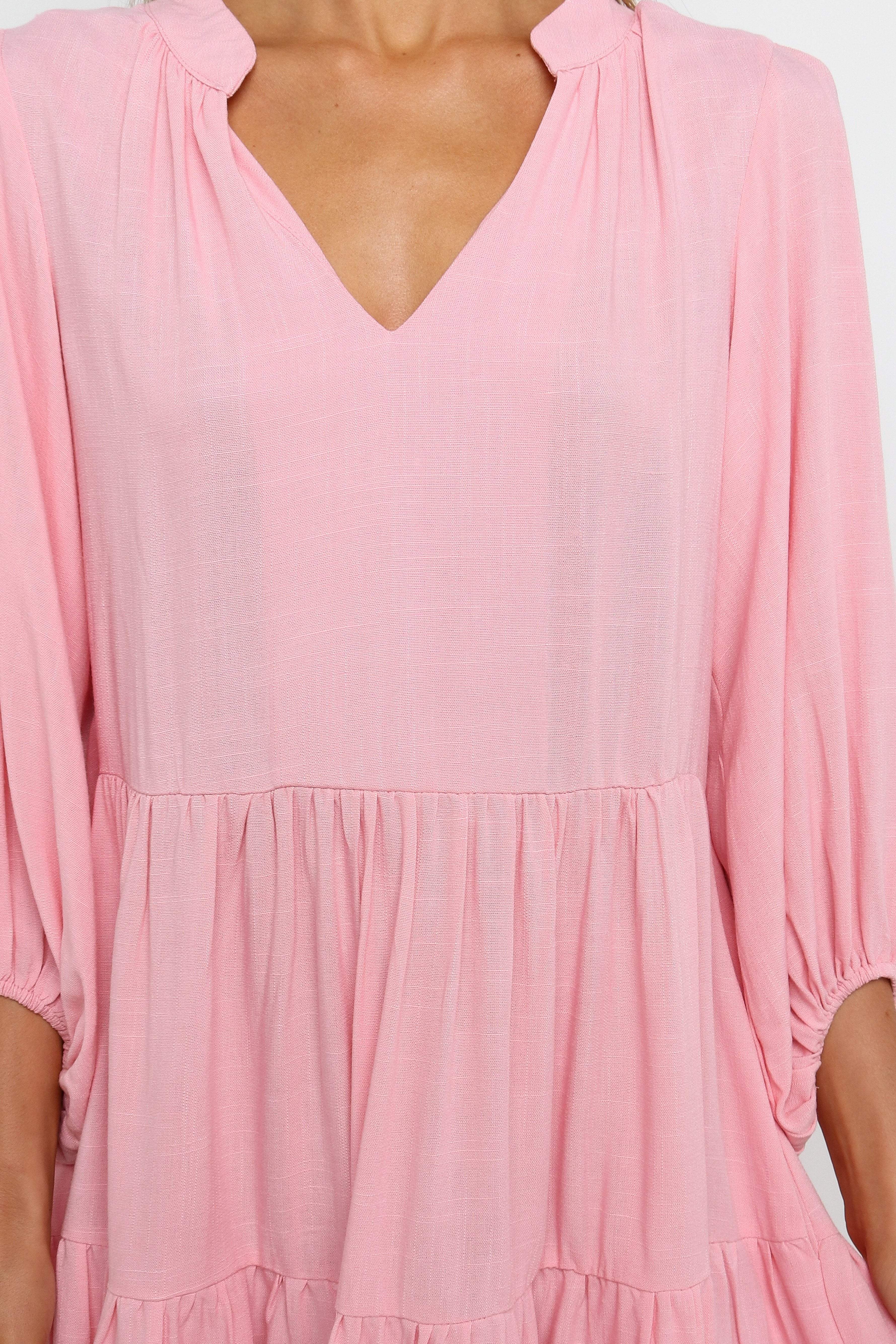 Drayco Women's Pink Dress - Elegant & Comfortable for Casual Wear, Parties & Special Occasions