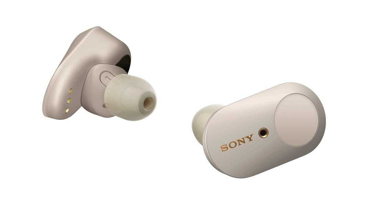 Sony WF-1000XM3 Wireless Earbuds with Industry-Leading Noise Cancellation, Alexa Voice Control & Built-in Mic for Calls - Silver | Perfect for Travel, Workouts & Commuting