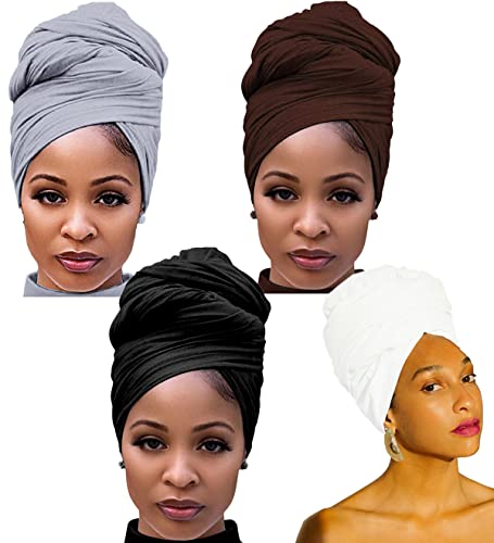 4pcs-black&white&brown&light Grey