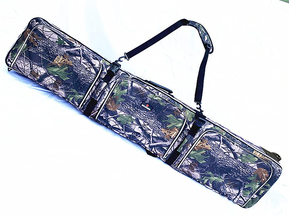 UNISTRENGH Waterproof Padded Snowboard Bag with Wheels - Heavy Duty Travel Ski Bag for Snowboarding & Skiing Equipment - Perfect for Air Travel & Winter Sports Protection