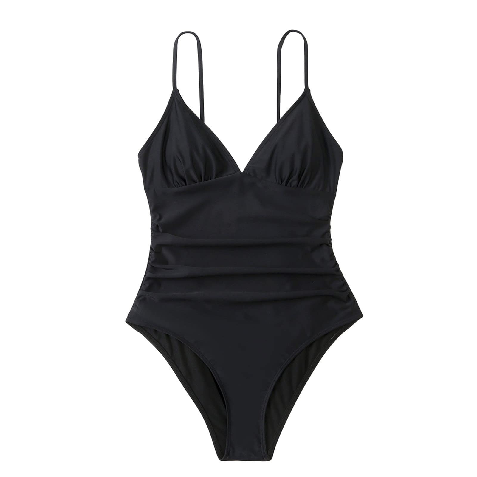 Sexy Solid Color Women's Bikini Swimsuit Set - High Waisted Beachwear for Summer, Swimwear for Women, Bathing Suit for Pool Party & Vacation #3854
