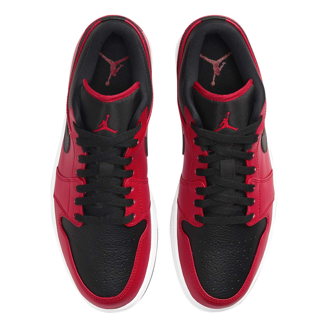 Men's Air Jordan 1 Low 'Gym Red' Basketball Shoes 553558-605 - Size 8.5 for Casual Wear & Street Style Fashion
