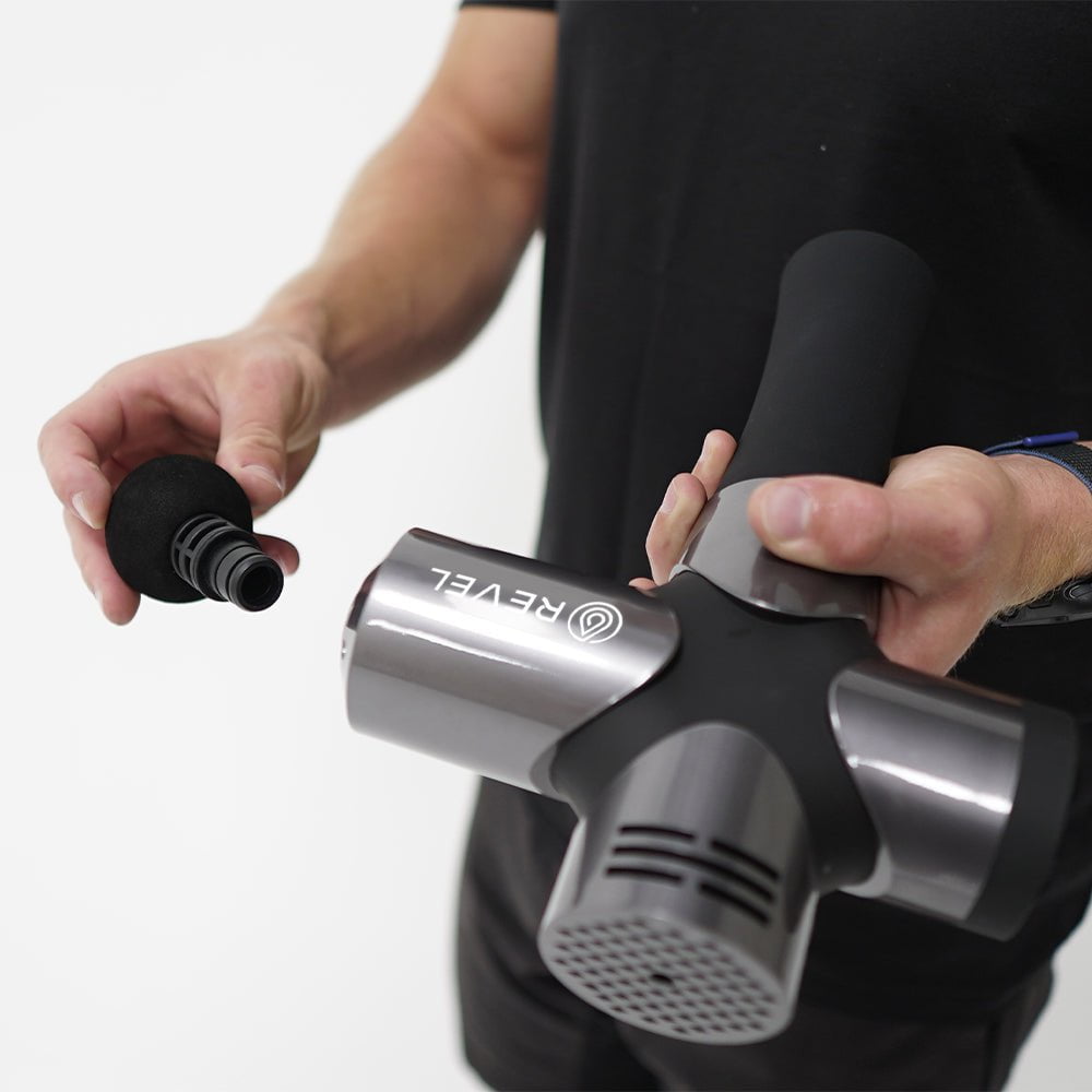 Revel Recovery Massage Gun Pro - Deep Tissue Muscle Therapy for Athletes & Pain Relief - Portable Percussion Massager for Home, Gym & Post-Workout Recovery