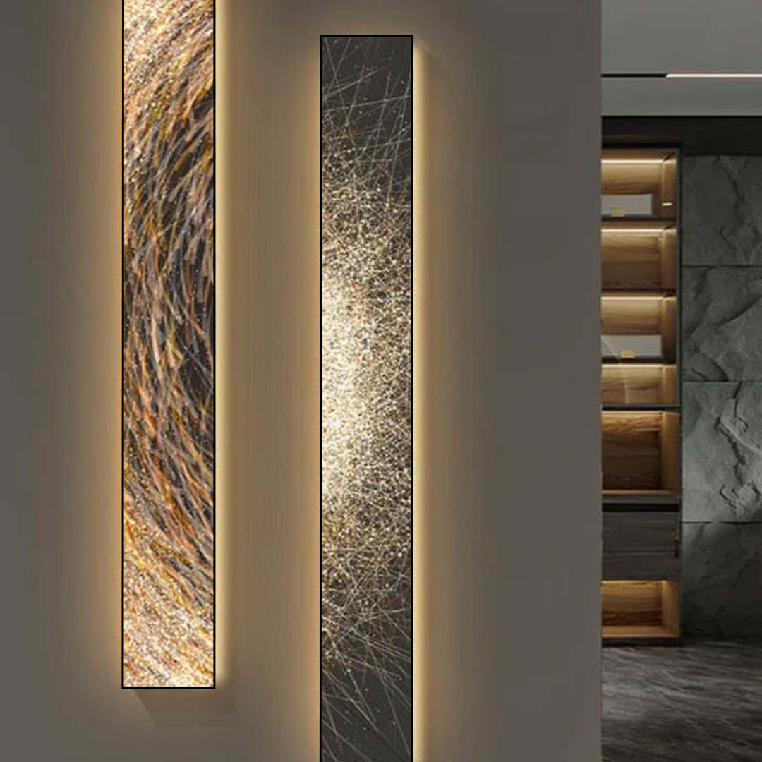 Abstract LED Panel Wall Lamp – Modern Indoor Light Fixture for Living Room, Bedroom & Office Decor | Energy-Efficient Ambient Lighting Solution