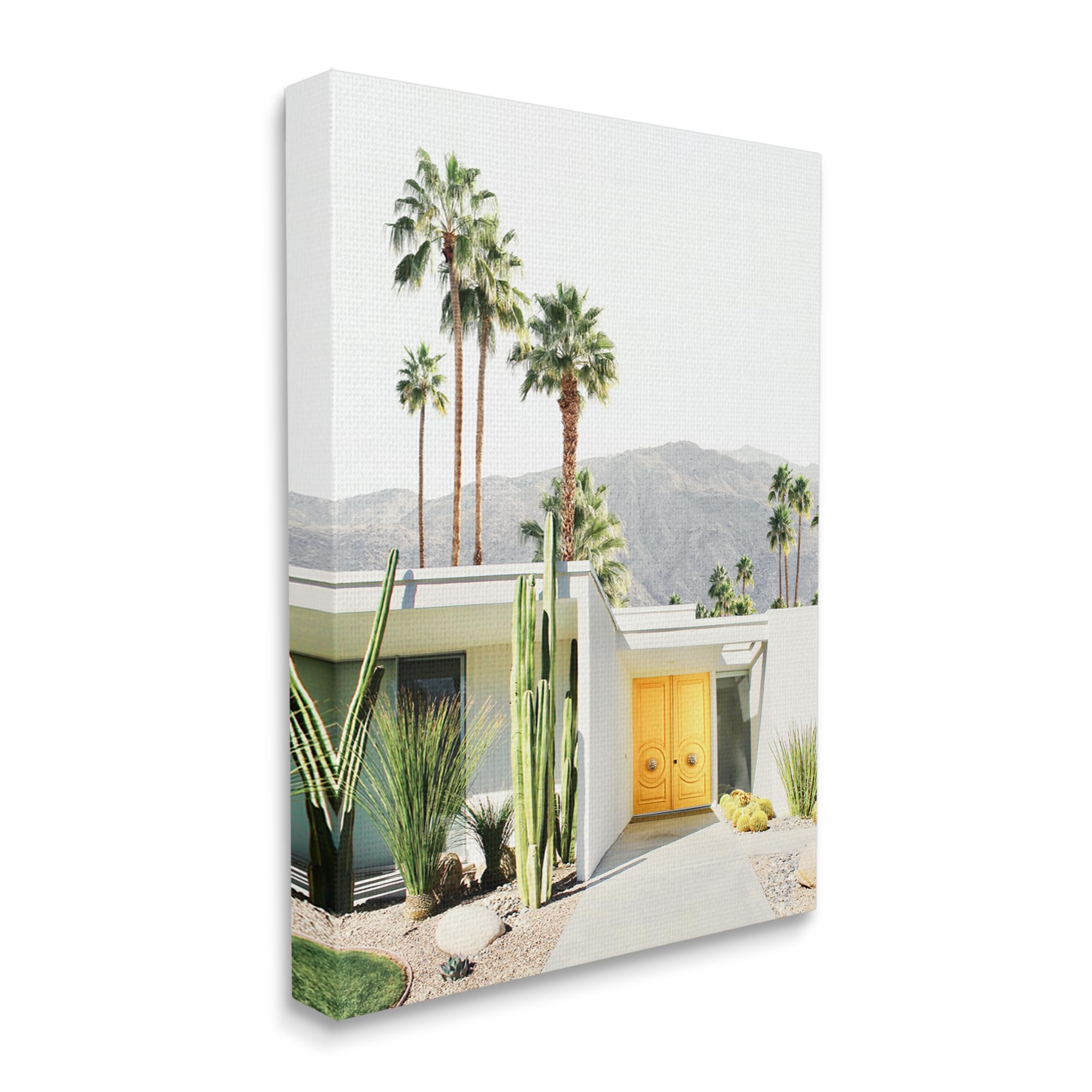 Stupell Industries Palm Springs House Photography Canvas Wall Art - Modern Home Decor by Sisi & Seb - Perfect for Living Room, Bedroom or Office Wall Decor